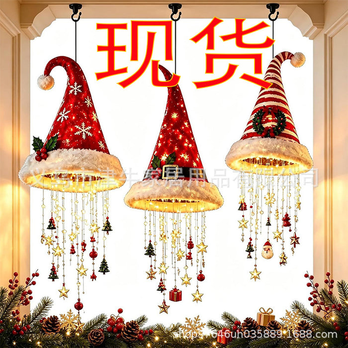 Christmas Hat Hanging Star Light