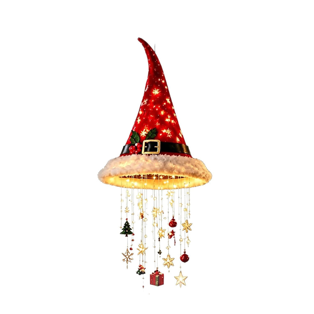 Christmas Hat Hanging Star Light