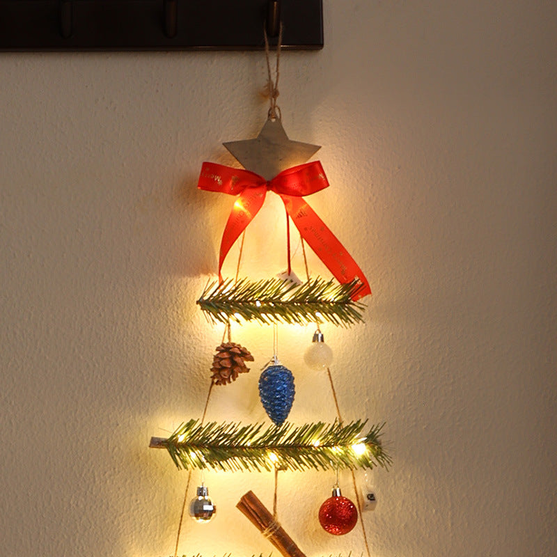 Wall-Mounted LED Christmas Tree