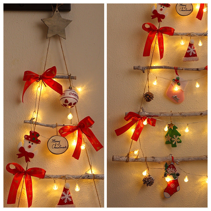 Wall-Mounted LED Christmas Tree