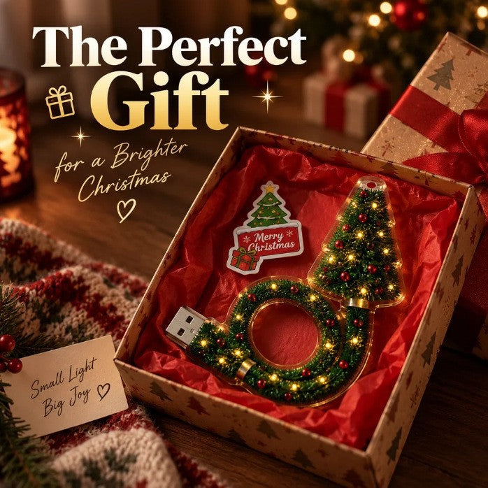 USB Christmas Projector Night Light