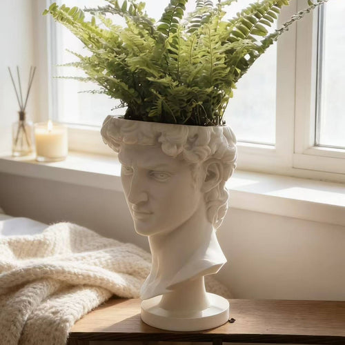 David Statue Planter | 3D-Printed Desk Flower Pot