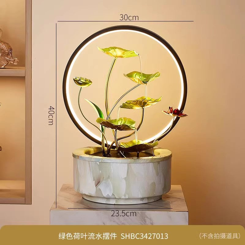 Running water ornaments circulation lucky living room desktop move opening gift housewarming new house father's day gift postage